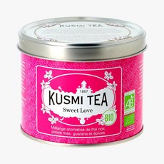 프랑스 쿠스미티 Kusmi Tea 스위트 러브 느와르 홍차 잎차 100g, 4개, 1개입