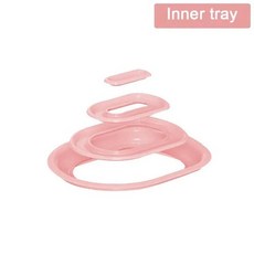 고양이화장실 배변 모래 토일렛 매트 재사용 가능한 고양이 화장실 훈련 제품 애완 동물 플라스틱 트레이, [05] Pink inner tray