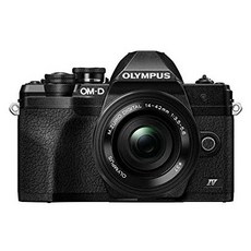 Olympus OM-D E-M10 Mark IV Black Body with Black M.Zuiko Digital ED 14-42mm F3.5-5.6 EZ Lens Kit, One Color_Black, 상세 설명 참조0, 상세 설명 참조0