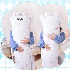 주술회전 고죠 사토루 고양이 150cm 쿠션 바디필로우, 1