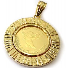 로마숫자순금펜던트