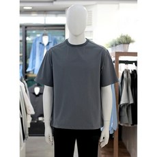 애드호크 세이브존03 남성 나일론 우븐 라운드 반팔 티셔츠 AH4ST10