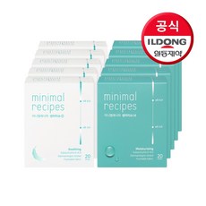 [일동제약]미니멀레시피 생리티슈/여성청결티슈 20매입(개별포장) 5개, D타입(덱스판테놀)