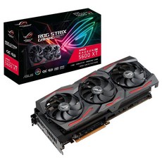 Asus Strix AMD Radeon RX 5600xt 비디오 카드 1770MHz 6144MB 12000MHz 192 비트 RTL [rog strix rx5600xt t6g, 1개, 단일, 단일