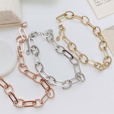 일루아샵 [써지컬스틸] 베이직 버블 체인 팔찌 (3color)