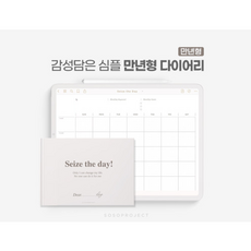 디지털 다이어리 | 2022 소소플래너 | 굿노트 노트쉘프 노타빌리티 | 시즈더데이 Seize the day | 디지털 다이어리 꾸미기