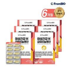 프롬바이오 여성건강엔 감마리놀렌산 60캡슐x6박스/6개월, 60정, 6개