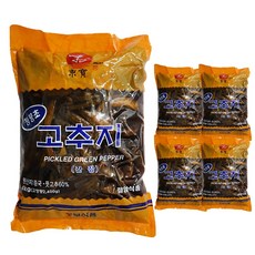 항아리반찬 간장고추 4kg x 4봉 (일반박스) 대용량/식당/업소용/식자재/고추장아찌, 4개