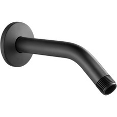 고정 샤워헤드 벽걸이 샤워 파이프 암 익스텐션 6 인치, [01] black, 1개, 01 black