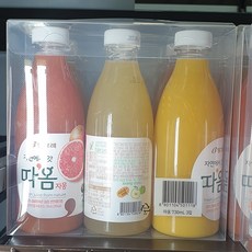 빙그레 따옴쥬스 730ml x 3입, 선택, 일반포장 동절기만