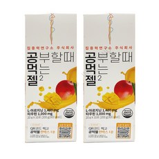 집중력연구소 공먹젤2 공부할때 먹는 젤2 20g x 10포 1+1 in, 200g, 2개