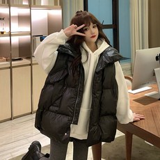 C17639 여성 루즈핏 캐주얼 패딩 조끼
