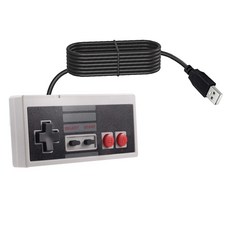 NES USB PC 컨트롤러 컴퓨터 비디오 게임 핸들 레트로 USB 게임 패드 NES 조이스틱 컨트롤러 Manette, 1개