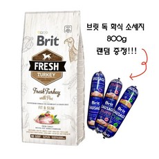 브릿 프레쉬 생육사료, 12kg, 1개, 터키 피트&슬림 - 브릿사료