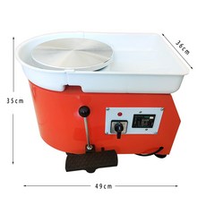 주파수 잉 300W 전기 회전판 도예 저소음 돌림판 조소 모델 미니 조절 전기물레, 수업일반비, 1개