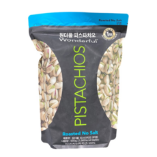 원더풀 무염 피스타치오, 900g, 1개