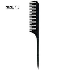 정전기 방지 헤어 커팅 빗 하이라이트 미용실 이발소, 4.SIZE 1.5, 1개