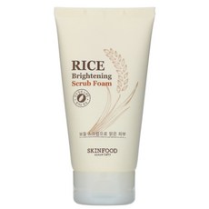 Skinfood Rice Brightening Scrub 스킨푸드 라이스 백미 스크럽 폼 150ml, 단일상품