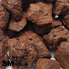 SM 미니 화산석 레드 [1kg단위], 1개