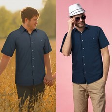 남자시어서커반팔셔츠