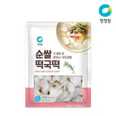 [종가집공식판매몰] 청정원 순쌀떡국떡1kg (구 종가집 순쌀 떡국떡), 1개, 1kg