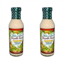 Walden Farms 월든 팜스 치폴레 랜치 드레싱 칼로리 슈가 프리 355ml 2팩 Chipotle Ranch Dressing, 2개