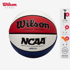 WILSON윌이 이기다 농구공 인조가죽 실내외 내마모성 NCAA 경기 트레이닝, WTB0927IB07CN- 블루 백홍