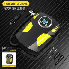 자동차 공기주입기 바퀴 게이지 에어 공구 타이어 펌프, 디지털(무로고) 12V, 1개