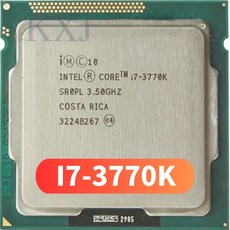 중고 쿼드 코어 CPU 프로세서 인텔 코어 i73770K i7 3770K 35 GHz 8M 77W LGA 1155 - i73770k