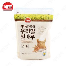 해표 우리밀 밀가루 750g, 1개