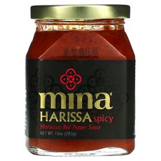 Mina Harissa 스파이시 모로칸 레드 페퍼 소스 283g(10oz), 기본