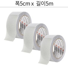 엠패러 미끄럼방지 테이프 투명, 5cm x 5m, 3개 5cm x 5m, 3개