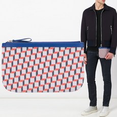PIERRE HARDY 큐브 클러치백 미듐 블루 POUCH M