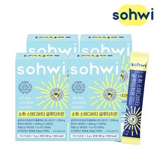 소휘 스테디비타 글루타치온 3gX30포X4박스 셀레늄 비타민C 분말 스틱 갑상선 영양제 가루 파우더