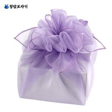 청담보자기 크리스탈 보자기 대형 110cm, 5개, 연보라