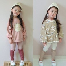 아가꼬 아동복 C 쁘띠 배색 레깅스 국내