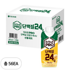 닥터유 프로 단백질 드링크 바나나, 250ml, 56개