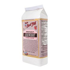 Bobs Red Mill 칡 녹말/가루 아침 식사 밥스 레드밀 뮤즐리 통밀 곡물 가루 파우더 제빵, 1개, 16온즈