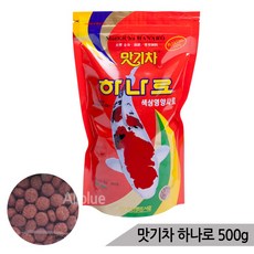 맛기차 하나로 500g / 비단잉어사료 잉어먹이 금붕어, 1개