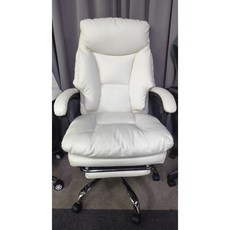 벤트론스 침대형 발받침 중역 사무용 의자, 블랙 블랙