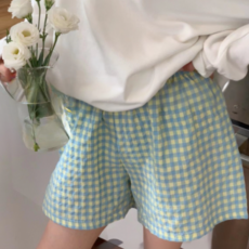 헤이포그 여름 파자마 팬츠 반바지 여성 홈웨어