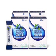 종근당 블루베리맛 프로바이오틱스 생유산균, 4박스, 60g