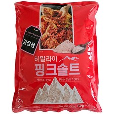 히말라야 핑크솔트 5kg 대용량 핑크소금 김장용 (슈가푸드), 1개