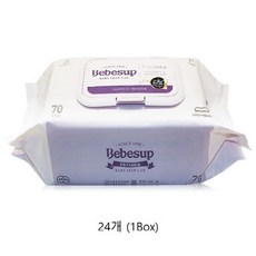 캡형 용품 베베숲 휴대 엠보싱 위생 프리미어 70매 업소 여행 다회용물티슈 아기 x 24개 !Lzus