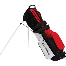 일본 테일러메이드 캐디백 골프백 TAYLOR MADE Flex Tech Neo Stand Bag 247518, red/white/black, ＦＦ, 1개 - 테일러메이드스탠드백