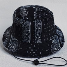 오버핏 페이즐리 버킷햇 모자 등산모자 Overfit Paisley Bucket Hat