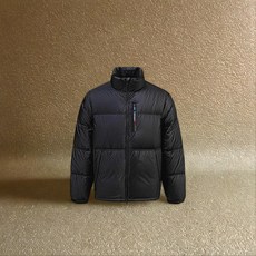 [늘정품] 살로몬 Salomon 컨투어 다운 자켓 아이코닉 구스 다운 등고선패턴 나일론 블랙 LC2580800