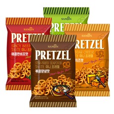 스낵1번지 미니프레첼 볶음양념맛, 70g, 18개