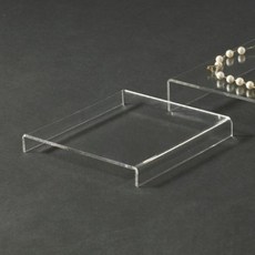 소품진열대 다용도 ㄷ/형 150×150×20mm 매장용 투명, 본상품선택