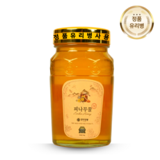 정직양봉 순수 꽃꿀 피나무꿀 100% 유리병, 1개, 1kg